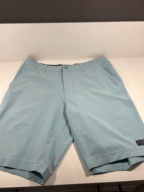 Pure Lure Fishing Shorts Mens 32 Blue Performance Quick Dry Stretch Lightweight